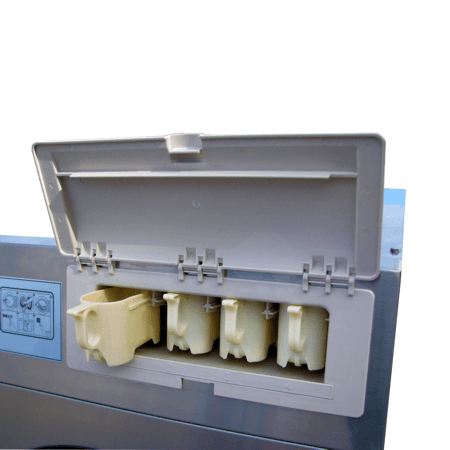 HE Series Commercial Washer 4 Cup Supply Dispenser