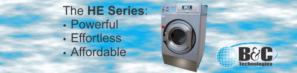 The HE Series of Commercial Washing Machines